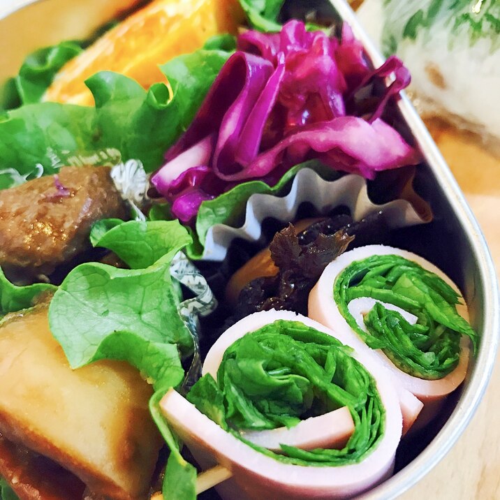 すき間にぴったり お弁当おかず ハムのサラダ巻き レシピ 作り方 By Toytoy Saori05 楽天レシピ